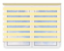 Стандартные рулонные шторы День Ночь монца 25 цена. Купить в «Мастерская Жалюзи»